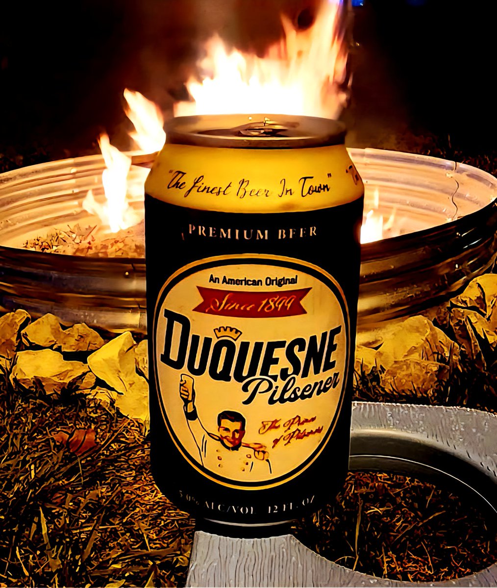DuquesneBeer's tweet image. Hey Hey Hey, Whatcha You Got To Say...#GrabADuke 

#CoolNights - Warm 🔥 and a #ColdDuke 🍺 

@DuquesneBeer - An American Original since 1899

#GetDuked 

#DuquesnePilsener #MadeInAmerica 🇺🇸 #Iconic #CampLife #BeerLover #TrendingNow #Cheers #GoodTimes  #DuquesneBrewingCompany