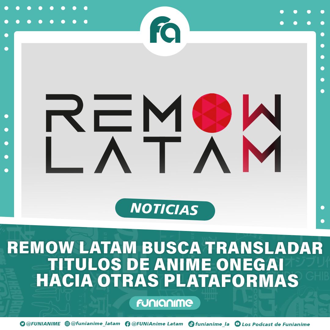 funianime's tweet image. Debido al escandaloso cierre de Anime onegai, Remow confirmó que está buscando mover todo su contenido a otras plataformas.

Tendremos más novedades próximamente.

#Anime #Doblaje