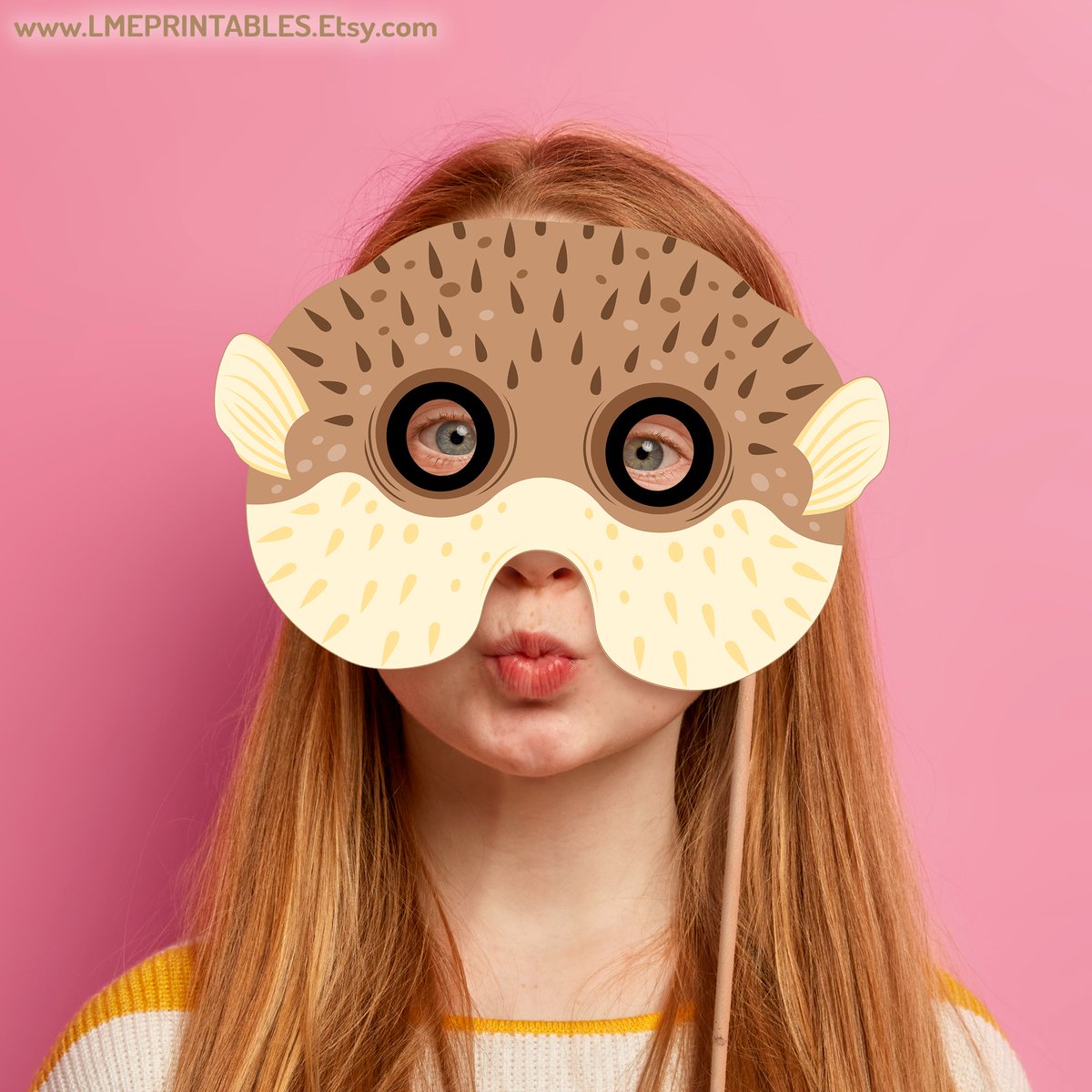 lmeprintables's tweet image. Puffer Fish Mask Printable Porcupinefish Halloween Blowfish Costume Pool Party Favor Activity Sea Animal School Role Play Carnival Kid Adult etsy.me/4nTivo6 via @Etsy #pufferfishmask #printablemasks #porcupinefishmask #seaanimalmasks #kindergartenactivities #kidscrafts