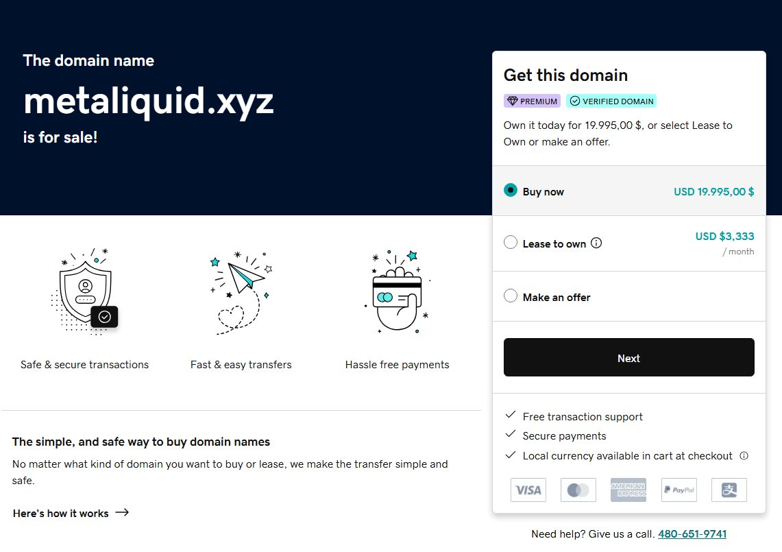 metaliquid.xyz is for sale       
$19.995
3 Exact Match