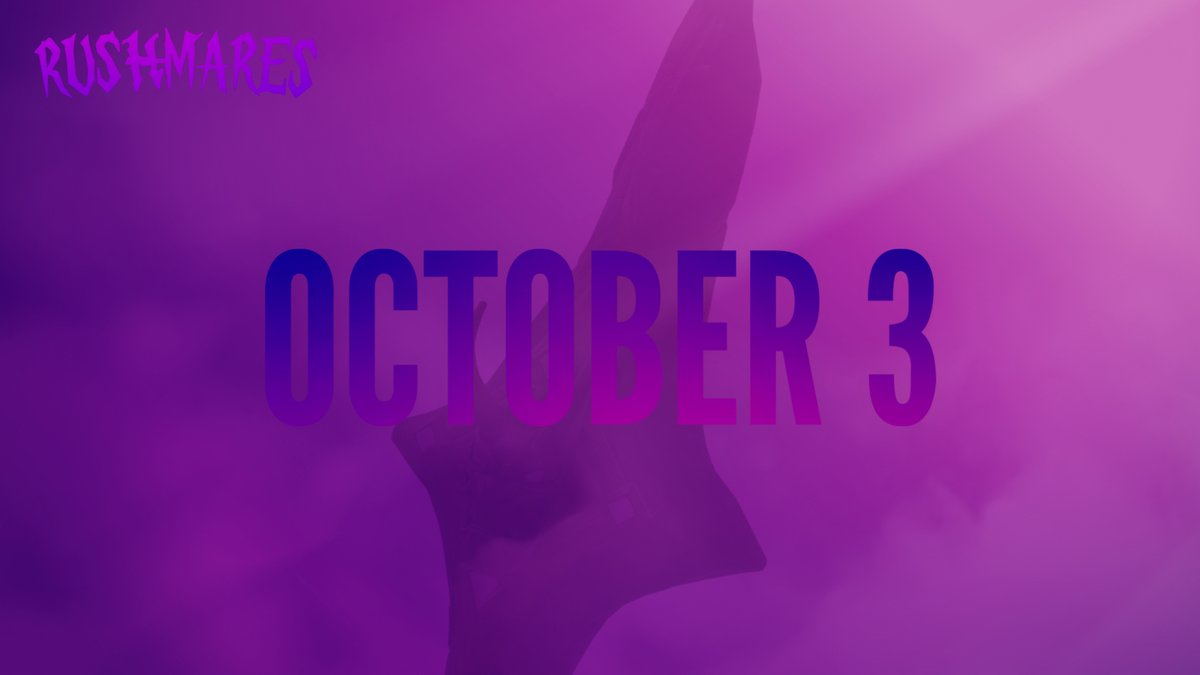 SurvivalRush's tweet photo. Something stirs beneath the island…  

Rushmares returns October 3rd. https://t.co/jCI8bqm03b