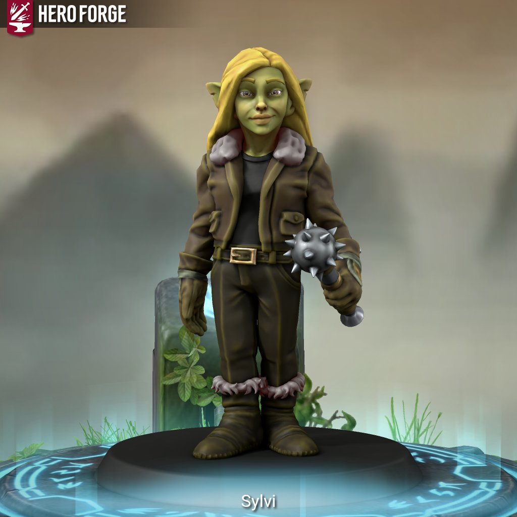 #Gobtober is upon us. This is the first of many Gobbos I have made. She was my first ever Goblin OCs I ever made.