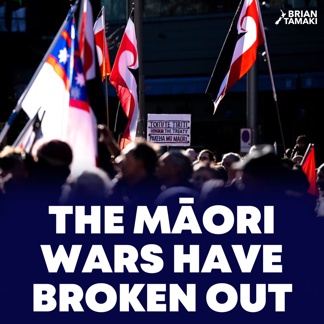 🔥 The Māori Wars Have Broken Out 🔥

Today Toitū te Tiriti has announced they’re cutting ties with Te Pāti Māori.

This split was inevitable. 
When you build your movement on grievance, victimhood, and division, it’s only a matter of time before you start turning on each other.