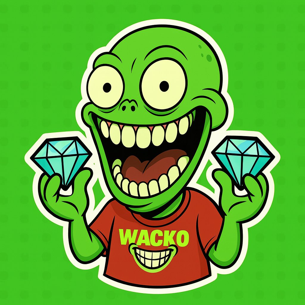 Wacko doesn’t HODL… he WACKHOLDS. 
Diamond hands or bust💎🙌