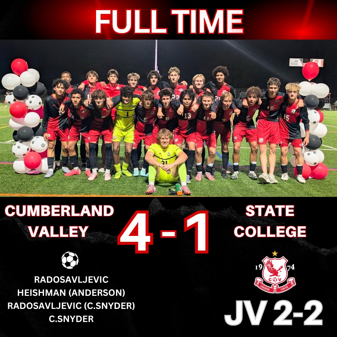 CVEaglesSoccer's tweet image. Varsity dominated the field tonight and got a 4–1 victory! Proud of the hustle, heart, and teamwork!
#cvsoccer #CvStrong #invictus #cvalleysoccer #hssoccer #PROUD