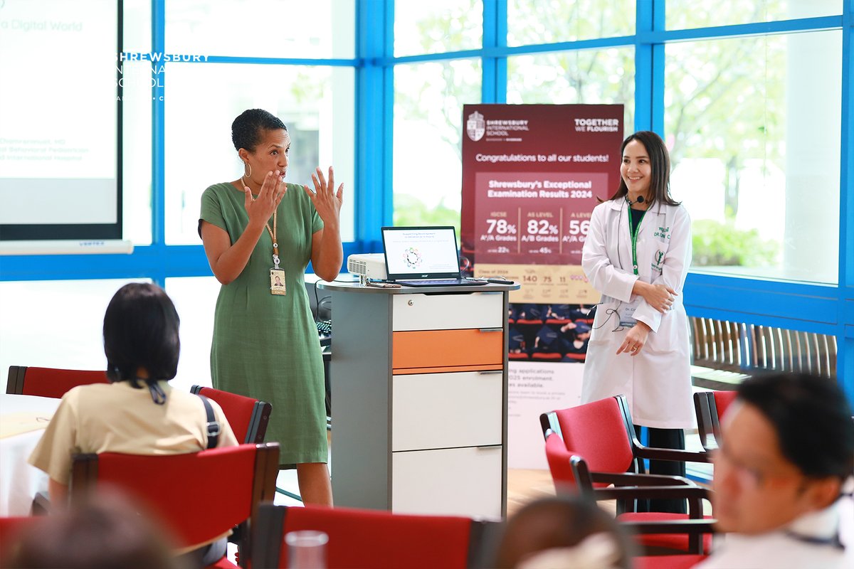 SHBcitycampus's tweet image. Expert insights on parenting through middle childhood (ages 6–11).
Thank you Dr Cindy Chamrernnusit, MD, Developmental Behavioral Pediatrician from Bumrungrad International Hospital, for leading our #LectureSeries on Supporting Development in Children (6–11 Years).