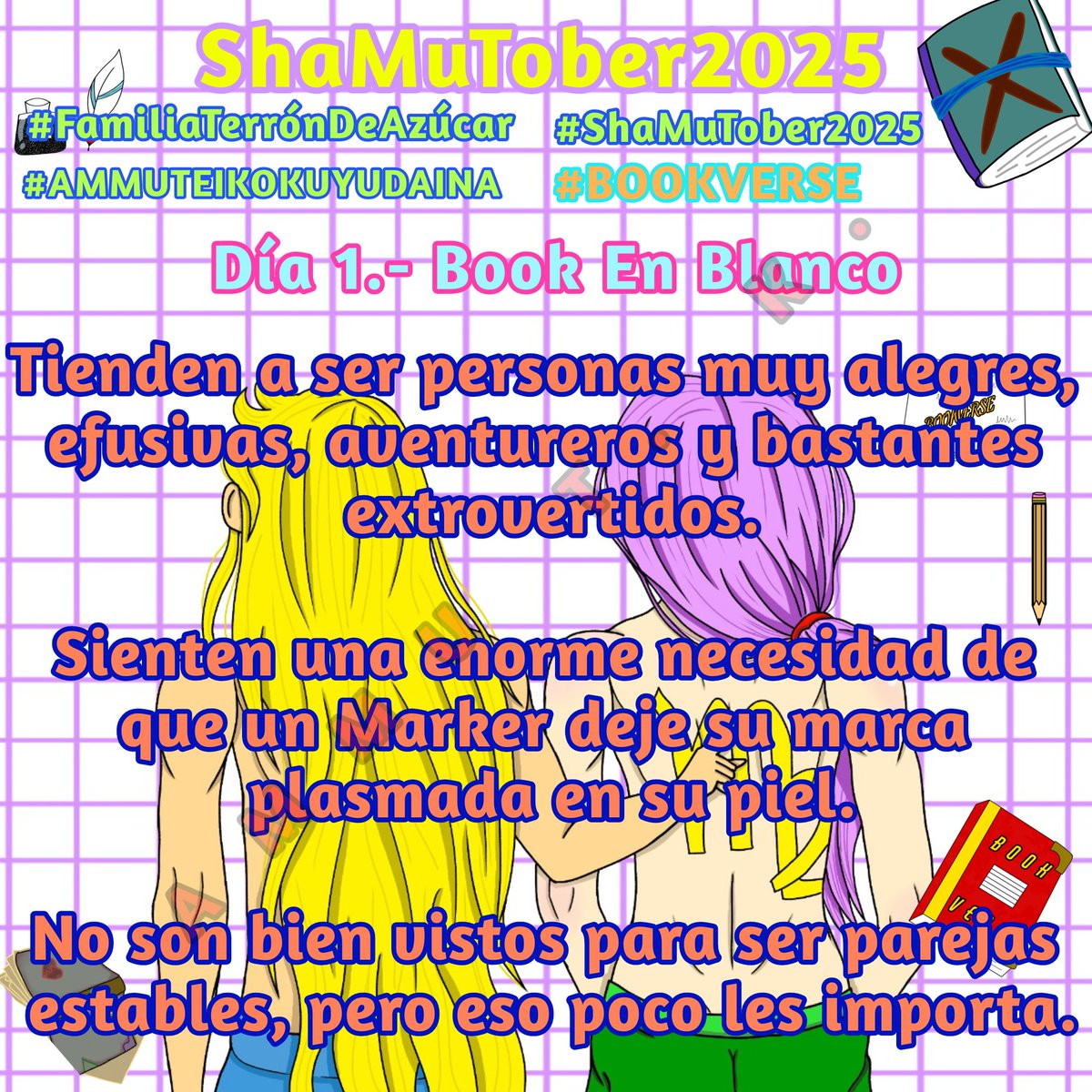 Danny_Ammu's tweet photo. Se ha inaugurado el ShaMuTober2025. 
Pueden dejar sus obras o links de estas en los comentarios.
Y de paso les dejo algunos fragmentos de mi One shot, pueden ir a mi Wattpad AMMUTEIKOKUYUDAINA para leerlo.

#ShaMuTober2025 #Bookverse #FamiliaTerrónDeAzúcar #AMMUTEIKOKUYUDAINA https://t.co/jtHIgHKaVM