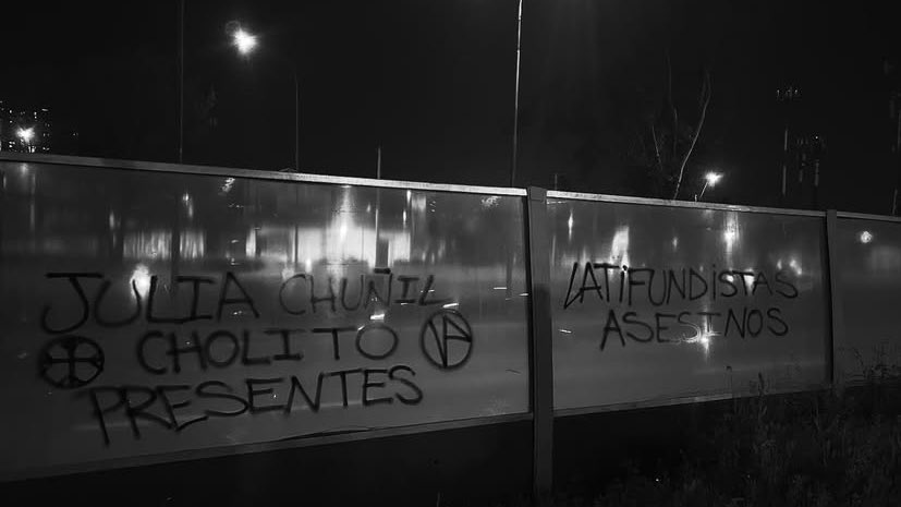 A Julia Chuñil la asesino el empresario con la complicidad y silencio del Estado…