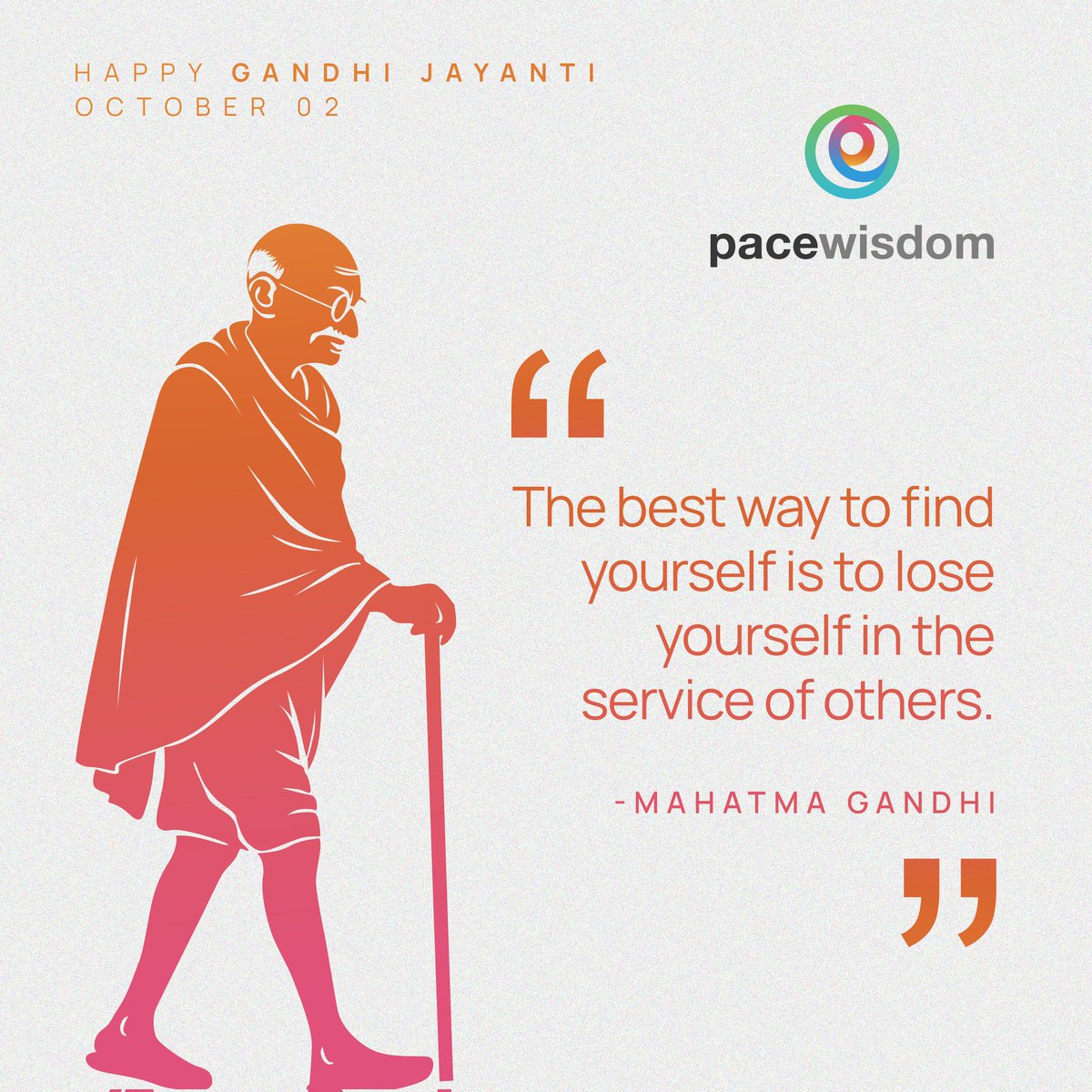 pacewisdom's tweet photo. Honoring the Father of the Nation whose vision of truth, peace, and simplicity continues to inspire generations. Let’s build with integrity and innovate with purpose. 🙏✨ Happy Gandhi Jayanti!

#GandhiJayanti #MahatmaGandhi #TruthAndNonViolence #InspirationForGenerations https://t.co/kf40818YFW