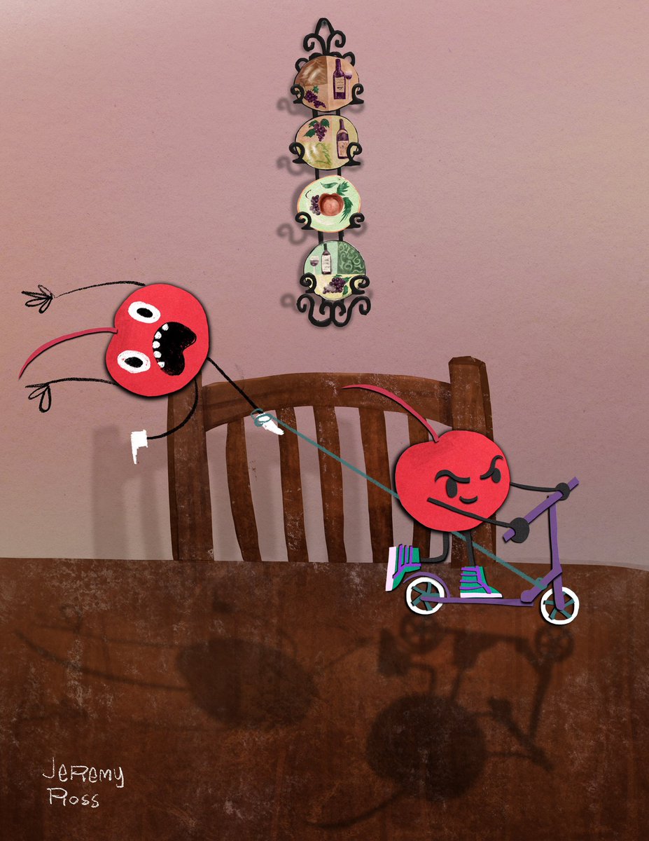 Day 27: A few cherries
#lillasstyleplay2025 #kidlit #kidlitart #cherry