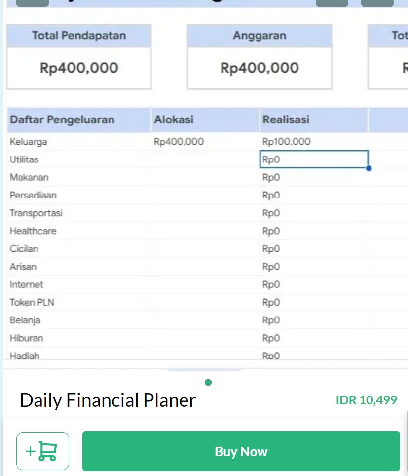 andreqve's tweet photo. Ada yang share tips keuangan sebelum usia 30 tahun. Salah satu tipsnya adalah; catat pemasukan dan pengeluaran.

Yang lucu adalah, dia catat pakai template aku, lalu jual ulang templatenya dengan harga 10rb 🙂 

Mohon bantu ramein gaes: https://t.co/cH0TdkY1RX
@lynk_id https://t.co/PzKEa0GJcz
