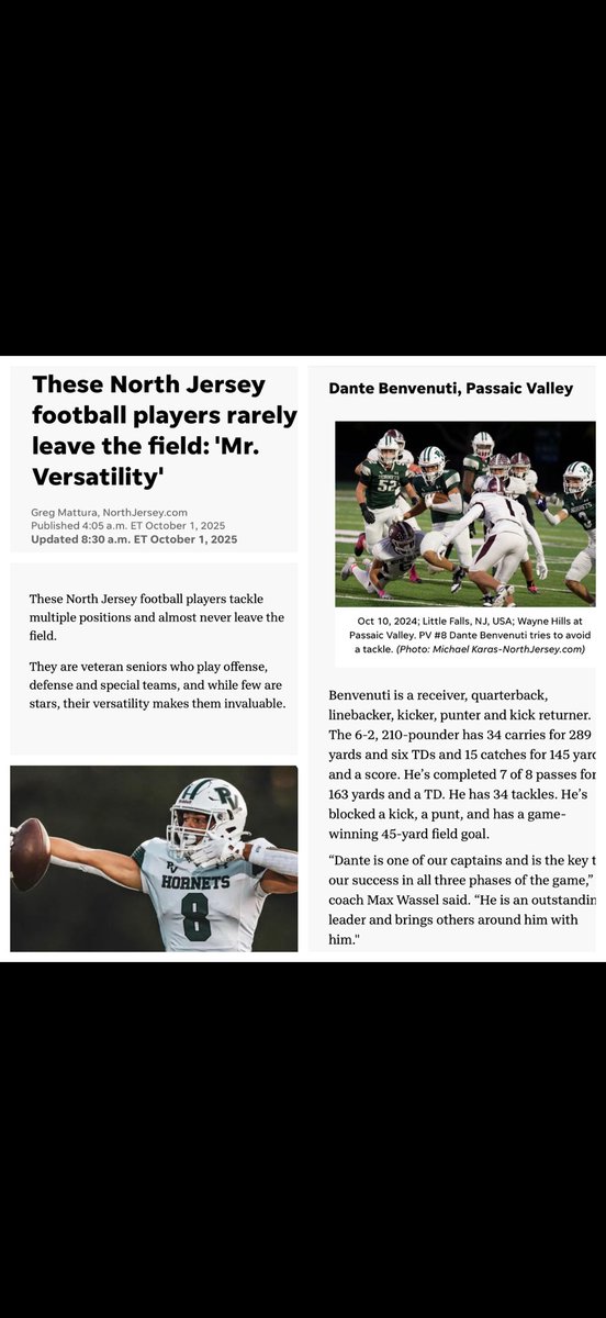 Dante Benvenuti 2026 ATH tweet media