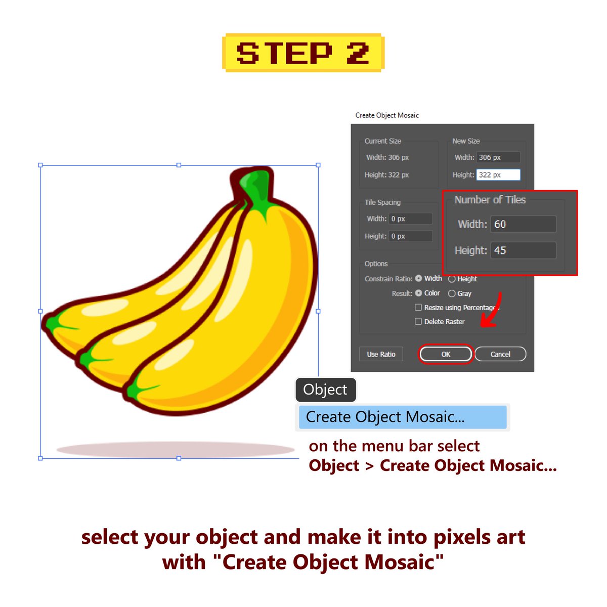 catalystvibes's tweet image. Tutorial Banana Pixel Art🍌✒️

Let&apos;s practice together😍 // How? Is it easy enough tutorial from us?😍

#AdobeIllustrator #VectorArt #IllustrationTips #DigitalDrawing #DesignTutorial #LearnIllustration #PixelArt #PixelDesign #CatalystTutorial