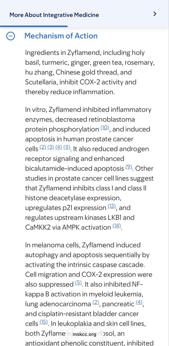 phillygobirdsss's tweet photo. @ValerieAnne1970 The proposed mechanism of action for “Zyflamend” you are conveniently linking in this post, is to inhibit COX enzymes. The same exact mechanism of action of NSAIDs that you say are so problematic. You’re a fraud for scaring people for profit. https://t.co/AFk0iCLZdK