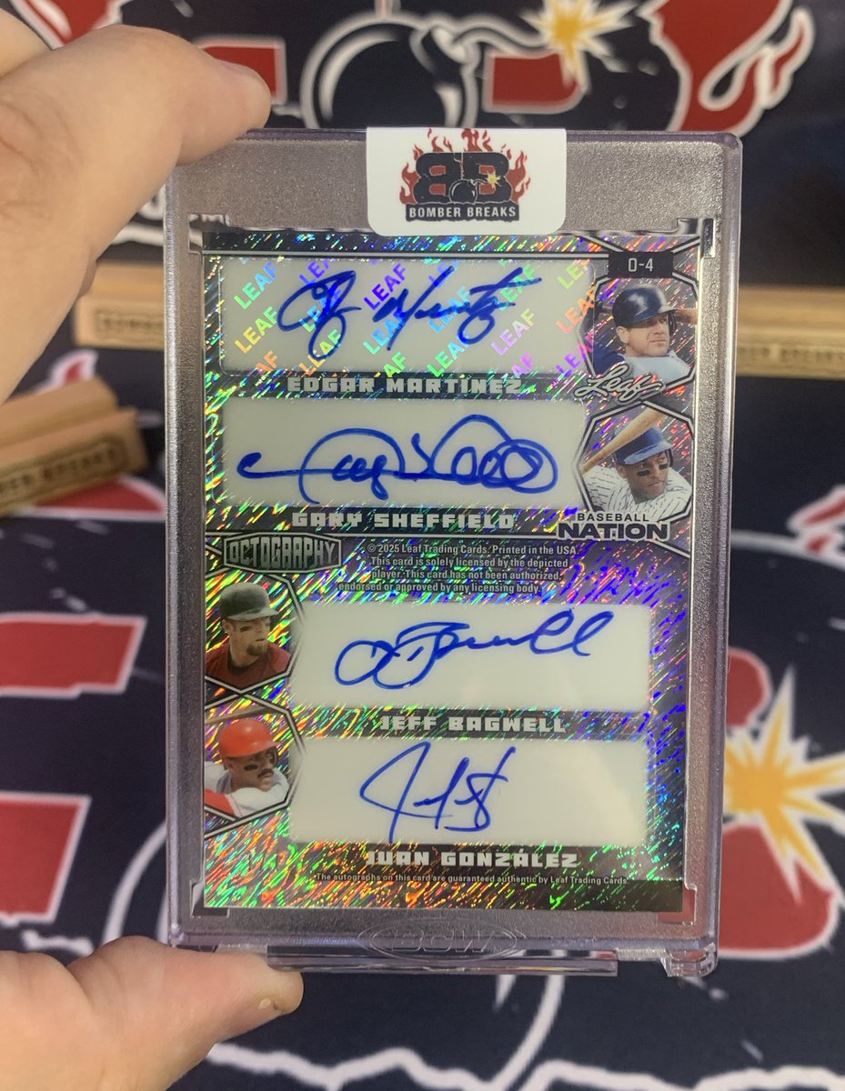 Bomber Sports Cards (@bomberbreaks) on Twitter photo Pretty Sweet 8-Auto coming out of our <a href="/Leaf_Cards/">Leaf Trading Cards</a> Baseball Nation breaks tonight! 💥
Miggy, Beltre, Vlad Sr, Big Papi, Edgar, Sheffield, Bagwell, & JuanGone! 
#baseballcards #thehobby #mlb #redsox #mariners #tigers #astros #rangers Pretty Sweet 8-Auto coming out of our <a href="/Leaf_Cards/">Leaf Trading Cards</a> Baseball Nation breaks tonight! 💥
Miggy, Beltre, Vlad Sr, Big Papi, Edgar, Sheffield, Bagwell, & JuanGone! 
#baseballcards #thehobby #mlb #redsox #mariners #tigers #astros #rangers