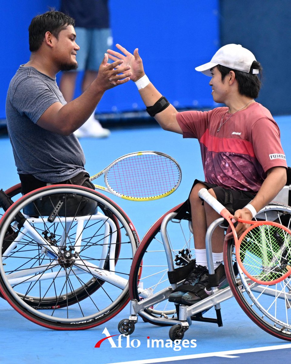 afloimages's tweet photo. Oda claims his 3rd consecutive title!
#Kinoshitajotennis
📸@sportspressjp
@kenjiromatsuo.aflosport
@aflosport
#Aflo #Editorial #wheelchairtennis #JapanOpen #ATP #ATPTour #Tokyo #TennisJapan #木下JOテニス #テニス #小田凱人 #荒井大輔 #木下JOテニス #itf #テニス #車いすテニス https://t.co/AbPmkigeIG