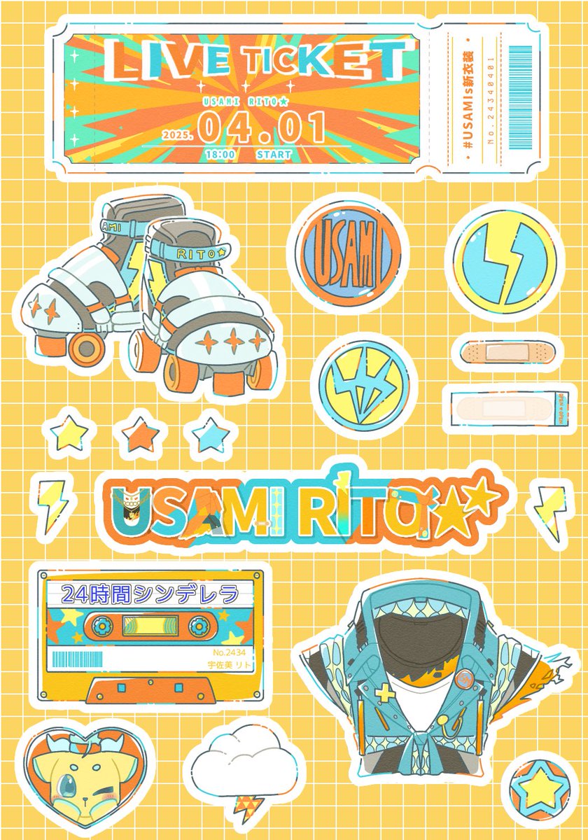 自分用のスマホ裏に挟みたくて作ったウィサミくんステッカーもどき

#ウサミアァァァァトゥ