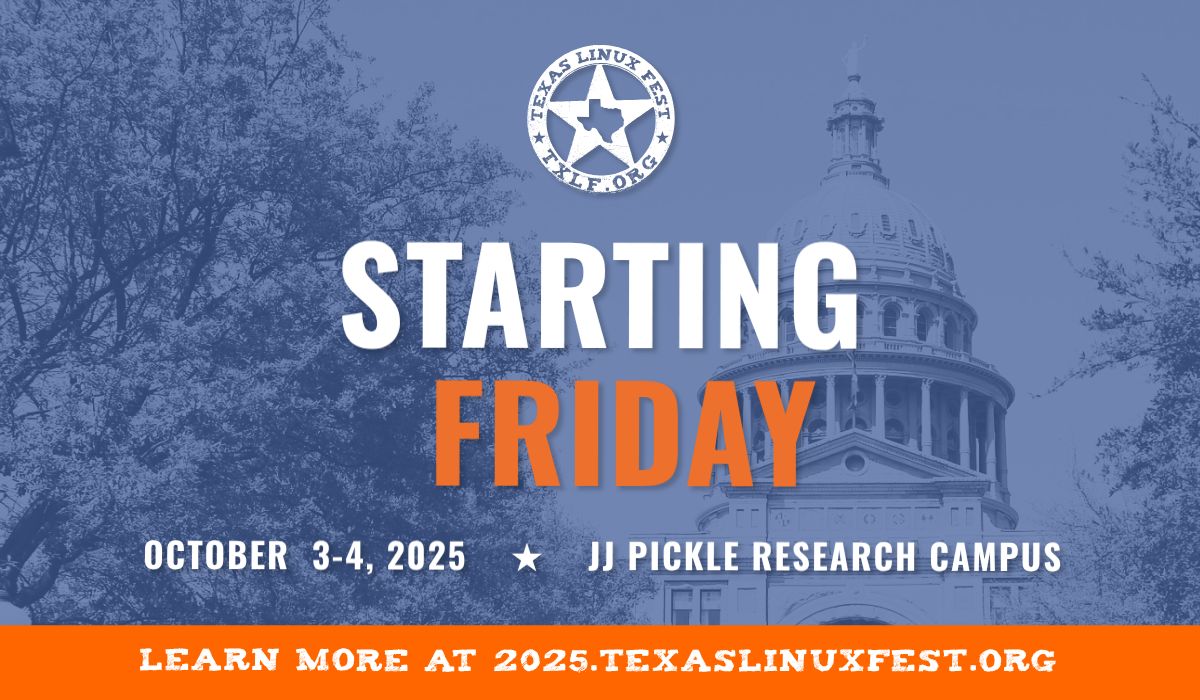 Texas LinuxFest tweet media
