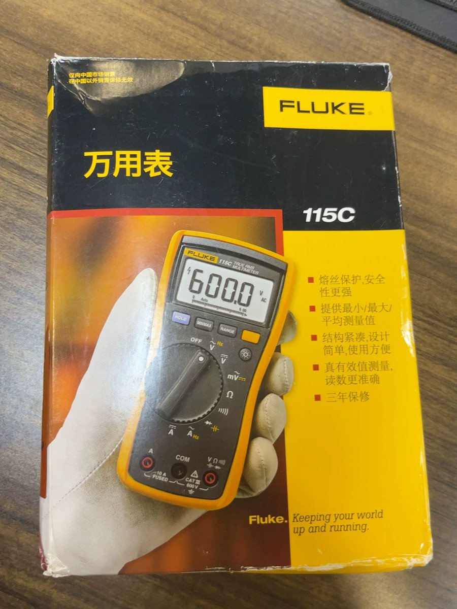 TESTRO_LLC's tweet image. Fluke 115/115C | 6000 counts; ±0.5% basic DC accuracy. 600 V and 10 A ranges. For panel and field service checks. Request a quote.
#DigitalMultimeter #ElectricalTesting #TrueRMS #CATIII600V
