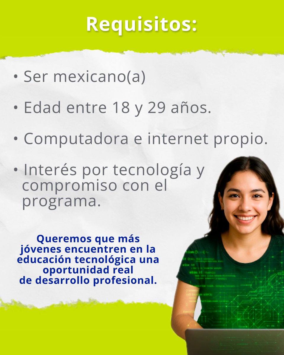 FTraxion's tweet image. Hoy arrancamos una alianza que nos emociona. Fundación TRAXION y @becalosmx, en alianza con @devflatam, suman esfuerzos a favor de oportunidades reales de formación y empleo.

¡Te invitamos a participar en #TechChallenge2025! Entra al siguiente link y acelera tu talento en…