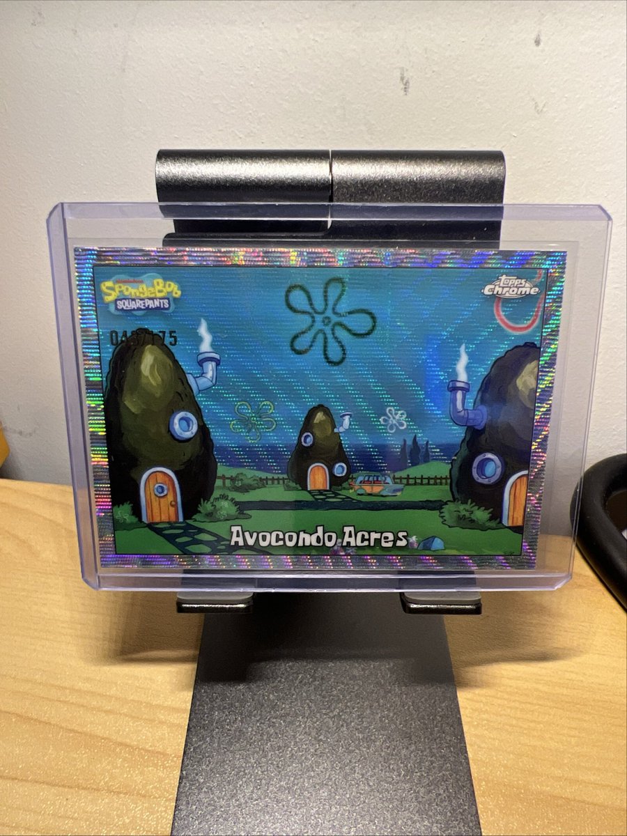 BasedCardGuy's tweet image. Check out 2025 Topps Chrome SpongeBob #176 Avocondo Acres Refractor 43/175 ebay.us/m/eZdyzp #eBay via @eBay #Spongebob #SpongebobChrome #Topps #ToppsChrome #TBBReposts #TBBCrew #CardsForSale