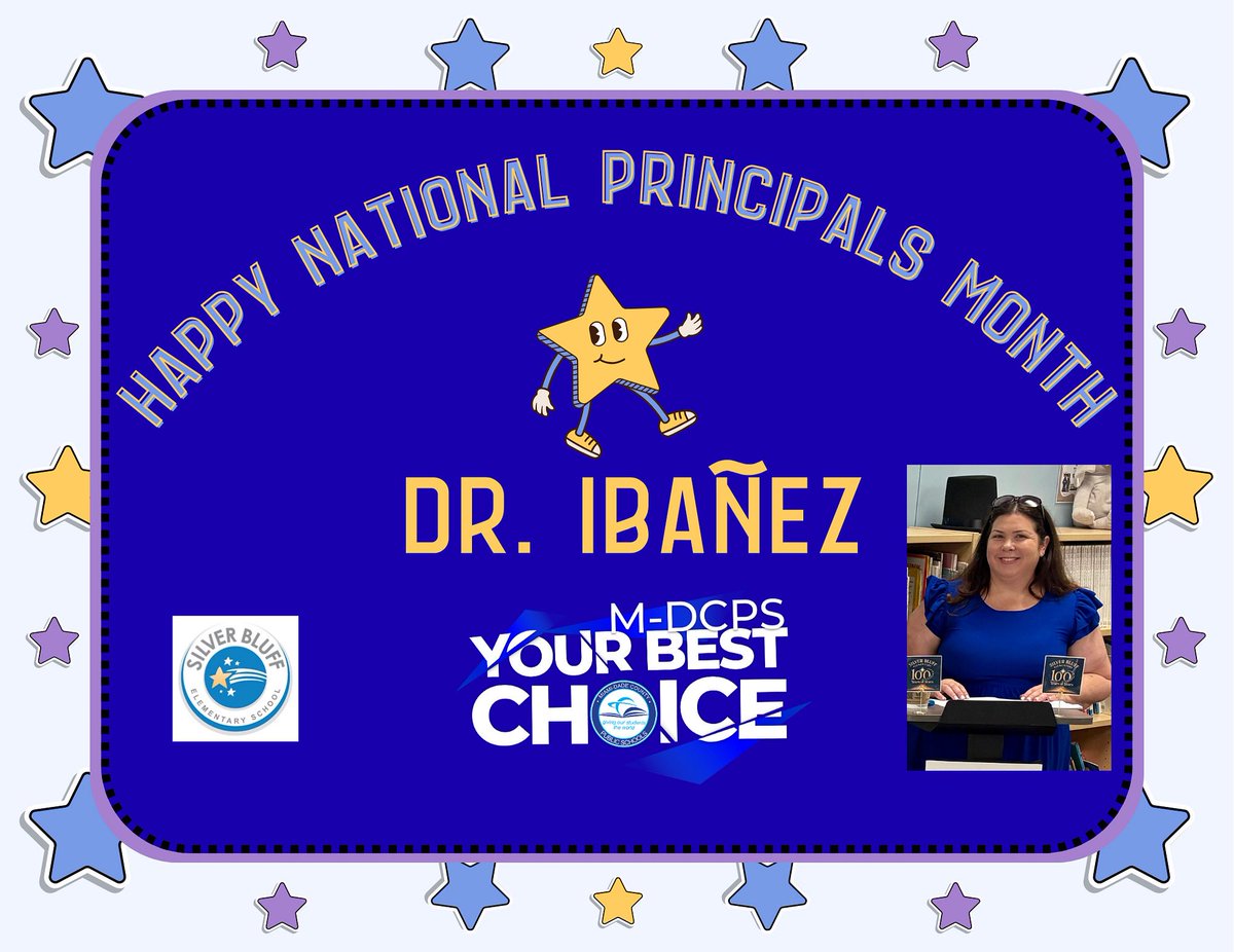 Leadership. Heart. Excellence. That’s Dr. Ibañez. 💙 Celebrating you this National Principals Month! #YourBestChoiceMDCPS