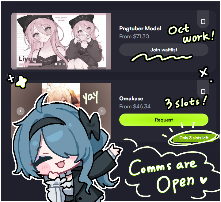 i_ma_ge's tweet photo. 💚October comms are open !

and I’m also preparing other types of commissions ~
I haven’t been verified yet, but I’m working hard on it !
( •̀ᴗ•́ )و ̑̑ ✧

#VGenOpen https://t.co/k0DjrSghNI