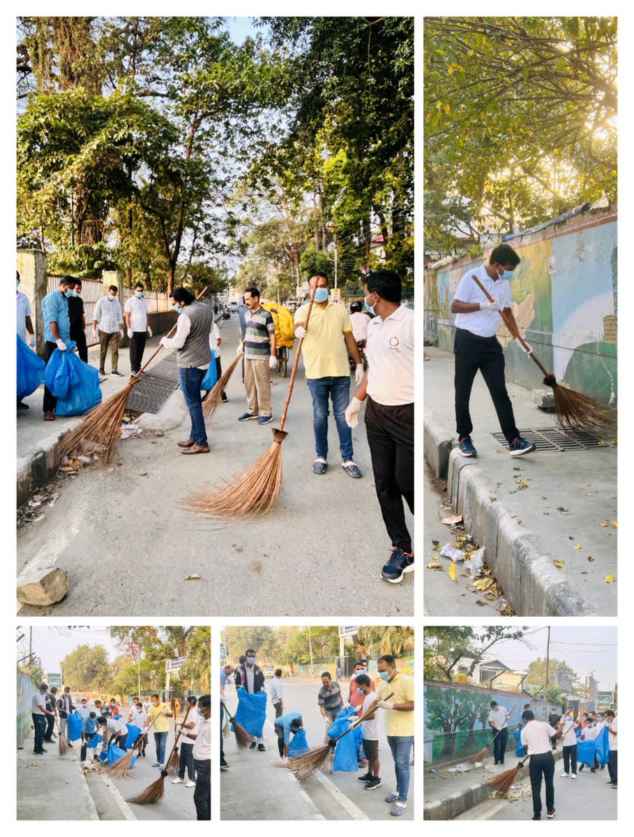 ccauttarakhand's tweet photo. आज दिनांक 02.10.2025 को स्वभाव स्वच्छता – संस्कार स्वच्छता अभियान के अंतर्गत कार्यालय नियंत्रक संचार लेखा उत्तराखंड देहरादून द्वारा पंत रोड की सफाई की गई | @ControllerDot @dot_prccadel @DoT_India https://t.co/kw75DOoxhm