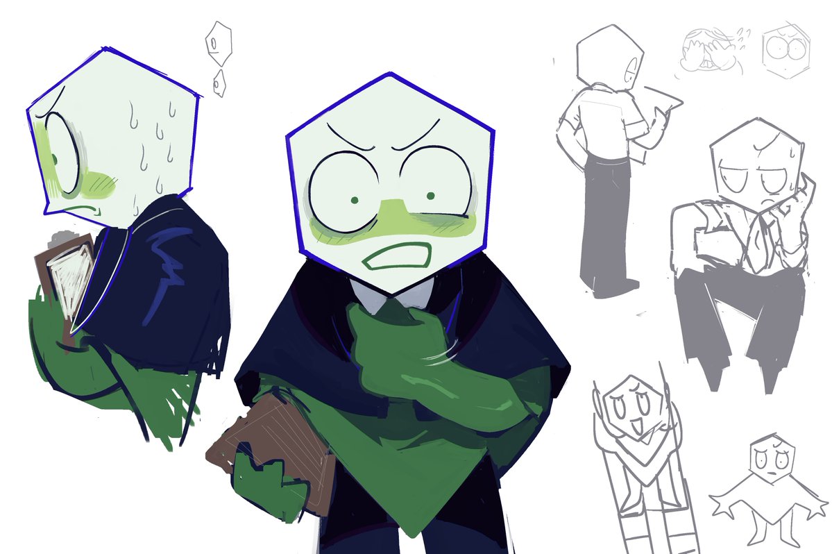 Just scrawled out carelessly