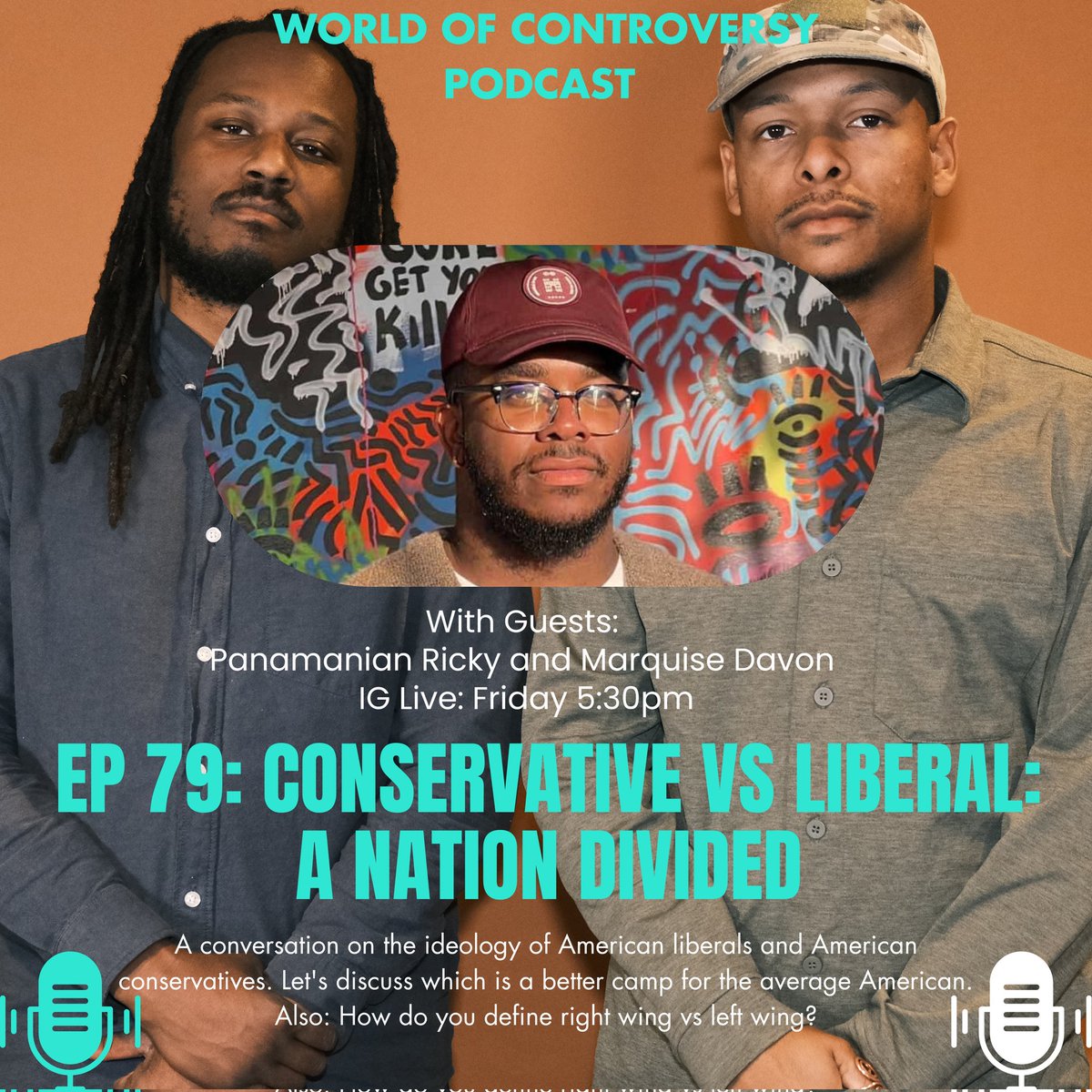 WOC_Pod's tweet photo. Ep 79: Conservative Vs Liberal: A Nation Divided

With Guests: 
Panamanian Ricky and Marquise Davon 
IG Live: Friday 5:30pm https://t.co/46LTAqliOl