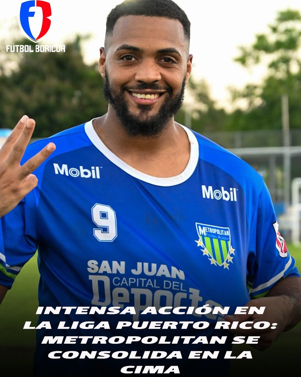 Metropolitan Football Academy se mantiene firme en la cima de la tabla de la Liga Puerto Rico. 
Lee los detalles a través del link 👉 futbolboricua.co/intensa-accion…