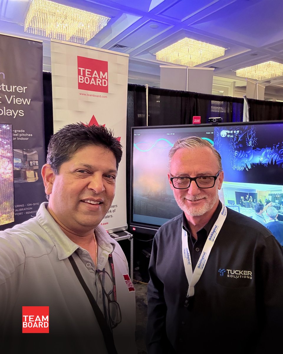 Thank you to everyone who stopped by our booth yesterday to experience the latest in TeamBoard interactive technology.

We’re back again today for Day 2—make sure you come by and see us at The Westin Nova Scotia, 1181 Hollis Street.

Register here: ivansav.com/tech-expo