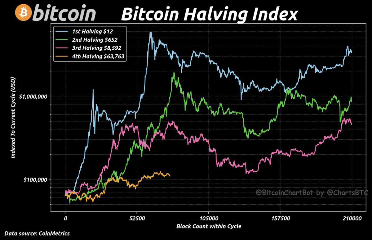 ⚫️BLOOMBERG: "Il ciclo di halving del Bitcoin e la conclusione del tipico rally"