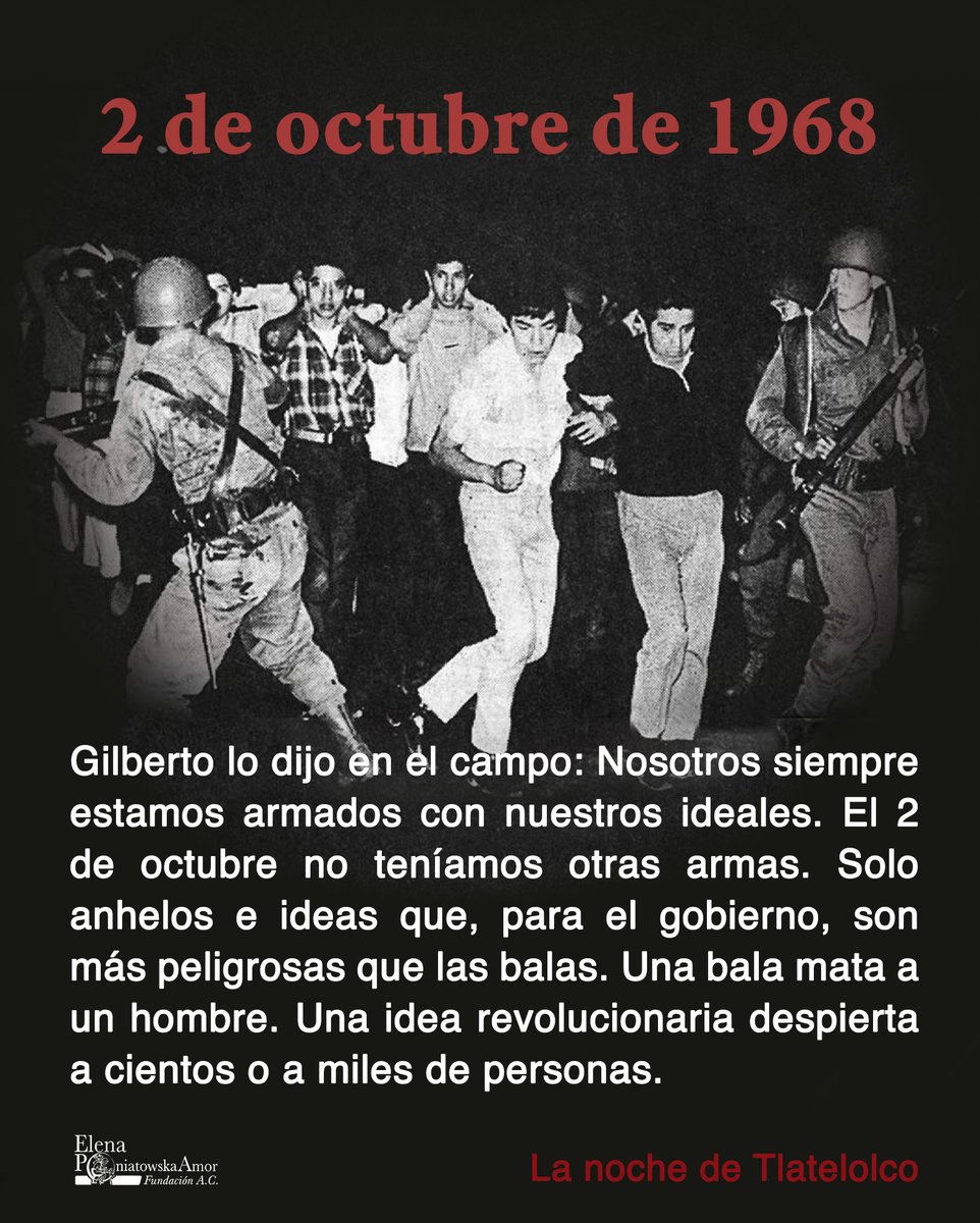 #2DeOctubreNoSeOlvida