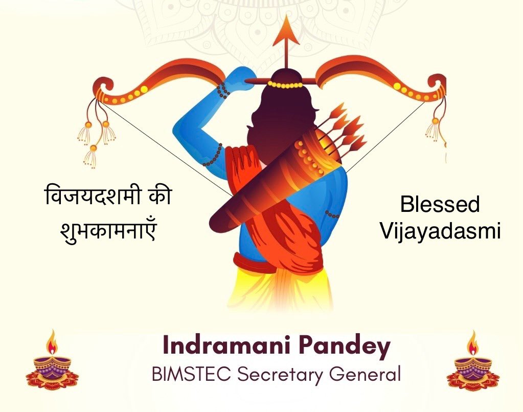 IndraManiPR's tweet image. On the auspicious occasion of Vijayadashmi, May Bhagwan Ram grace us all with his blessings and we all enjoy peace, happiness and prosperity.