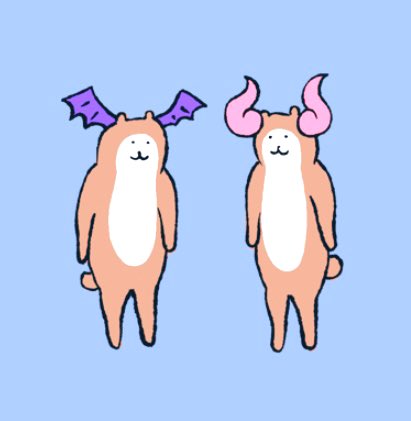 「ハロウィンのLINEスタンプ、8個しかないのですが、今の私がひとつのテーマに無理」|bubuchiyoのイラスト