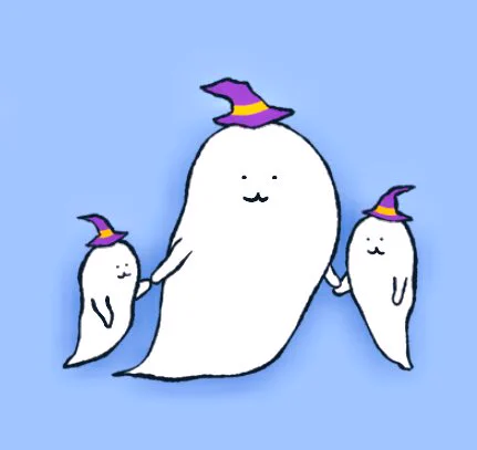 ハロウィンのLINEスタンプ、8個しかないのですが、今の私がひとつのテーマに無理せず作れる数が8個くらいですリラックスした間柄で使えるような内容を心がけて作りました。よかったら見てみてください [ぶぶちよスタンプ ハロウィン]