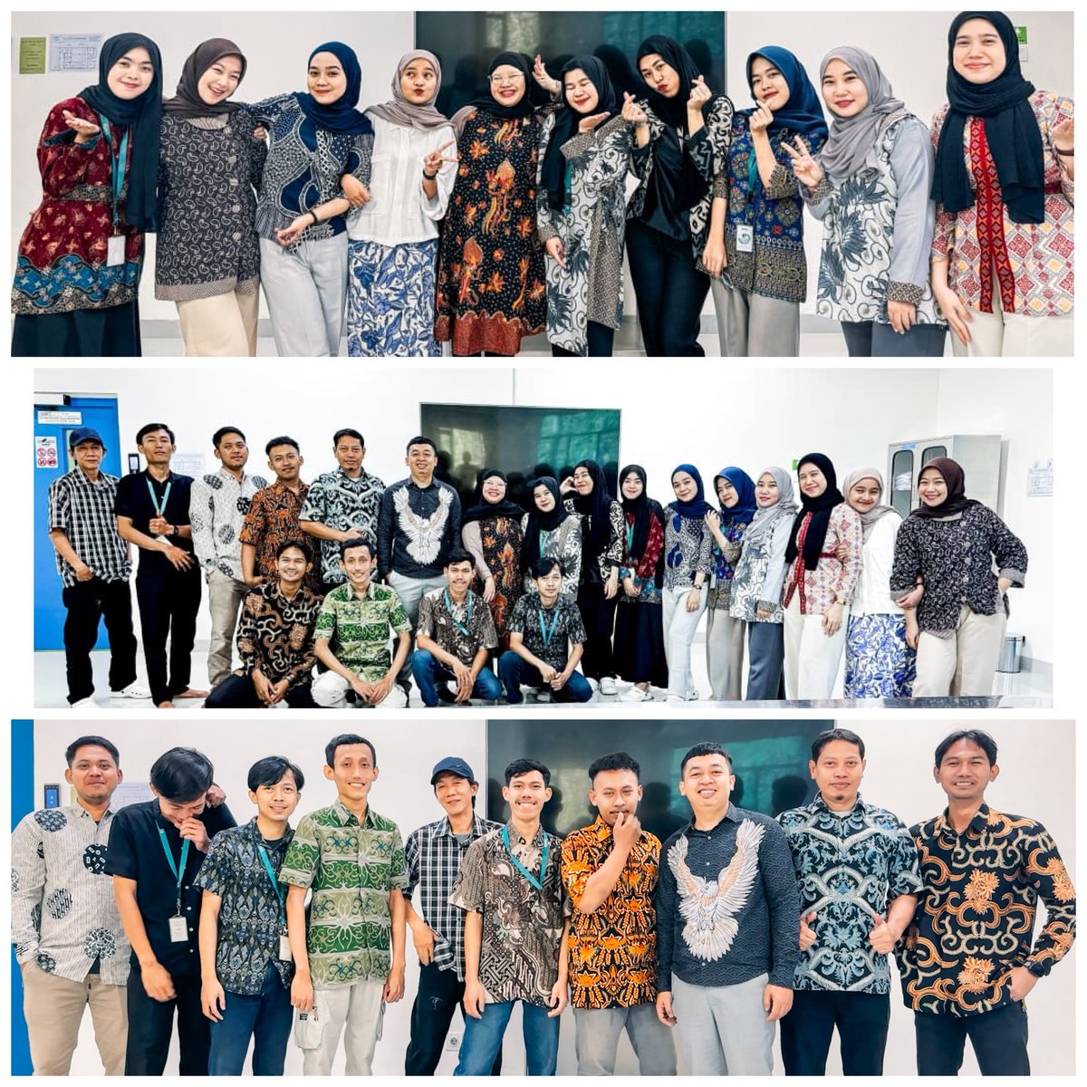 fafaacil's tweet photo. Selamat Hari Batik Nasional Team❤️
#HariBatikNasional #BanggaProdukLokal https://t.co/bRungd6J0A