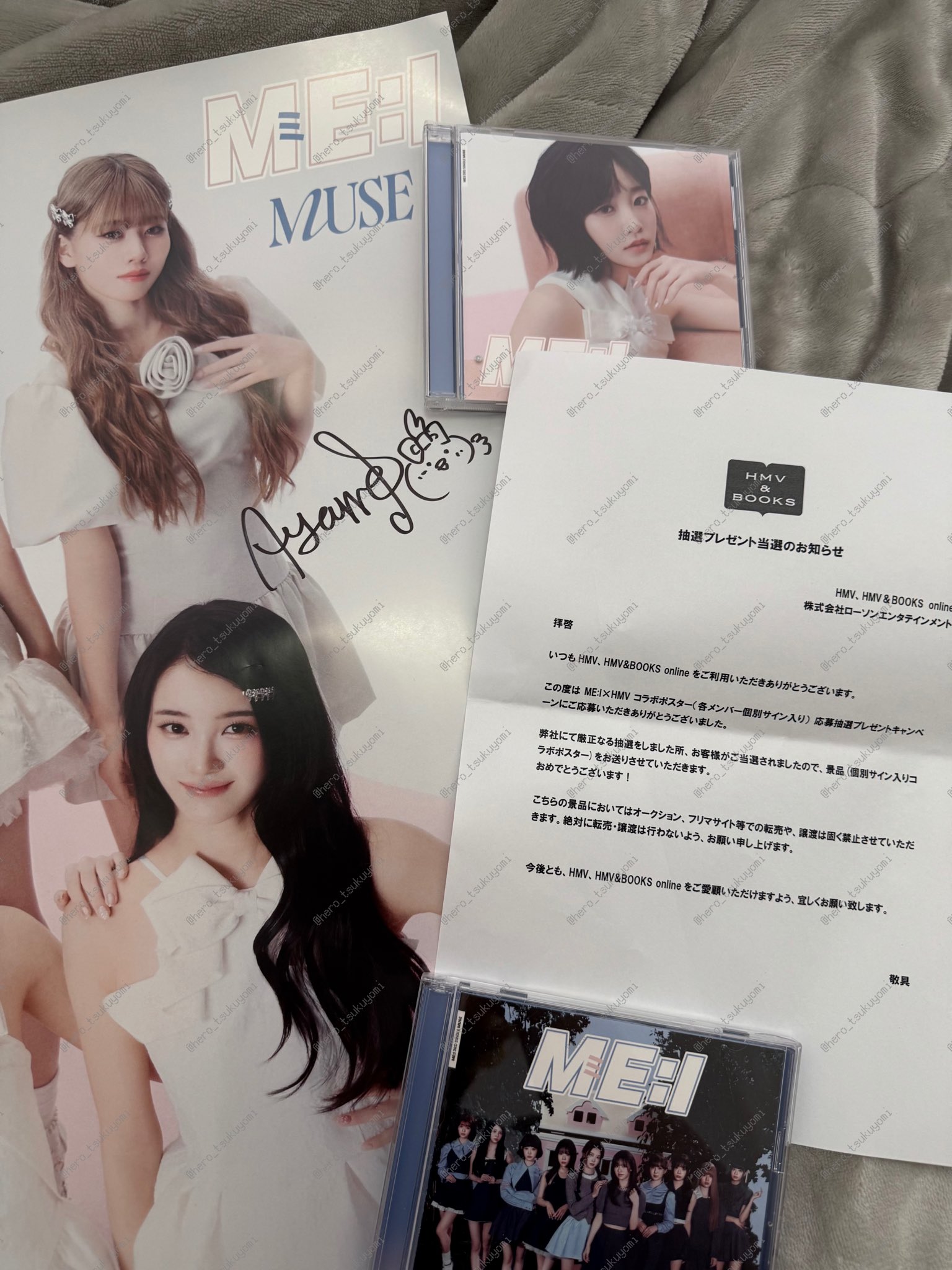 Milk×Love ファンミ　本人直筆サイン入りポスター GTyxe9kagAAqBeP.jpg:large