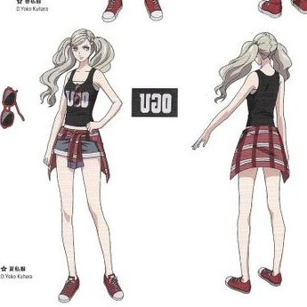PersonaOfTheDay's tweet image. Ann&apos;s winter and summer outfits has her wearing sneakers that bear a strong resemblance to a pair of Red Converse Chuck Taylors Sneakers! #AnnTakamaki #Panther #Persona5 #Persona #SMT