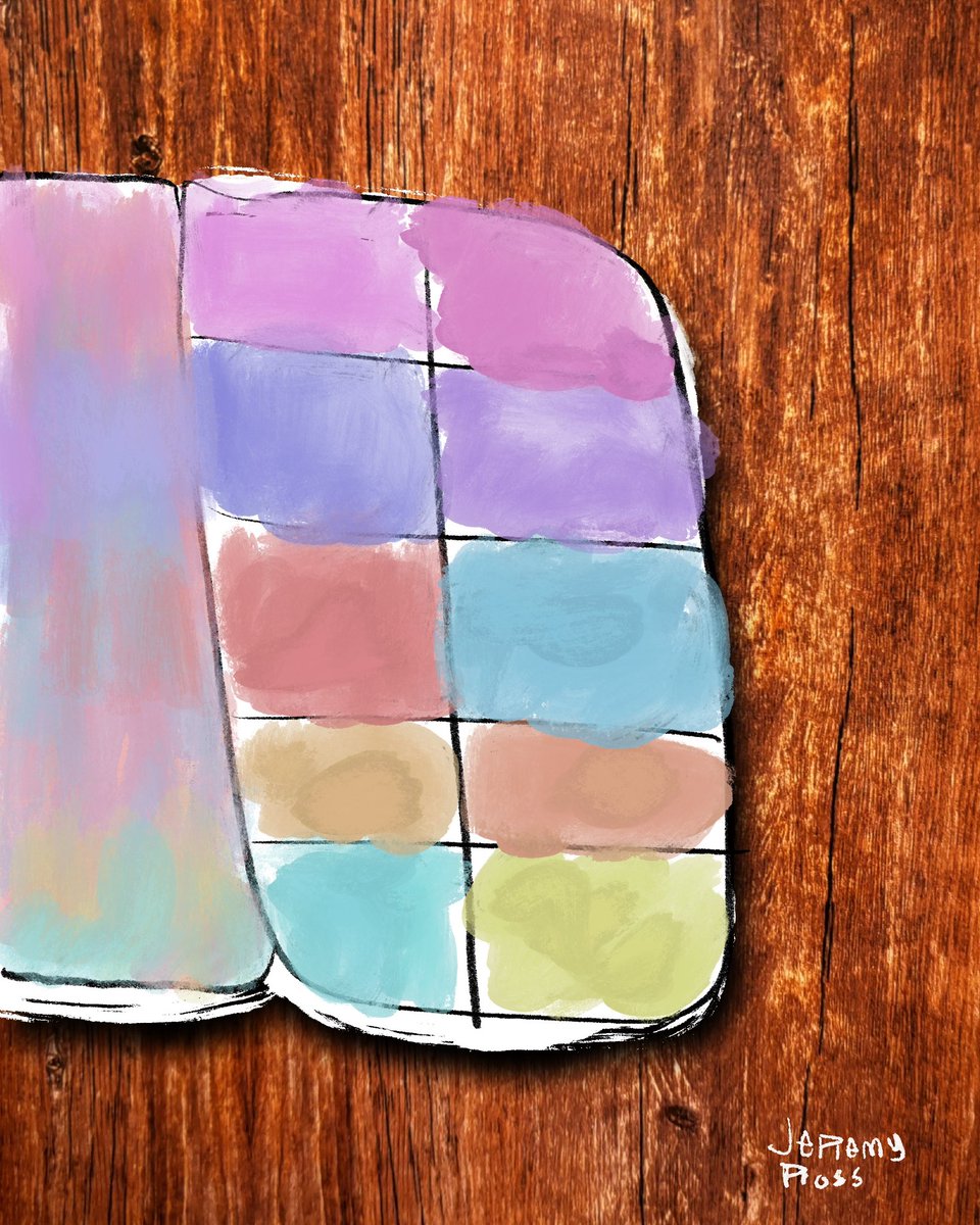 Day 28: Any paint palette 
#lillasstyleplay2025 #paint #palette