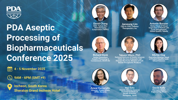 The PDA Aseptic Processing of Biopharmaceuticals Conference returns to Incheon, South Korea this November, bringing together leading global experts to discuss the latest challenges and innovations in aseptic biomanufacturing. 

coldchainplatform.com/news/2025/oct/…