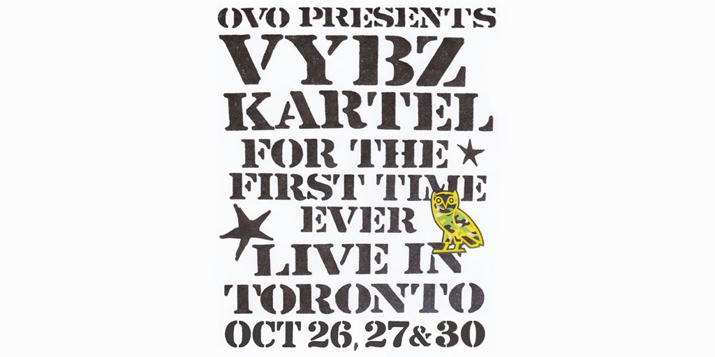 Just Announced: Due to demand, a THIRD Vybz Kartel show has been added.

Date: Thur, Oct 30, 2025, 8pm
Venue: Scotiabank Arena

On sale tomorrow, Thurs Oct 2 at 10am.

Tix link has not been created yet, will update once it’s live.