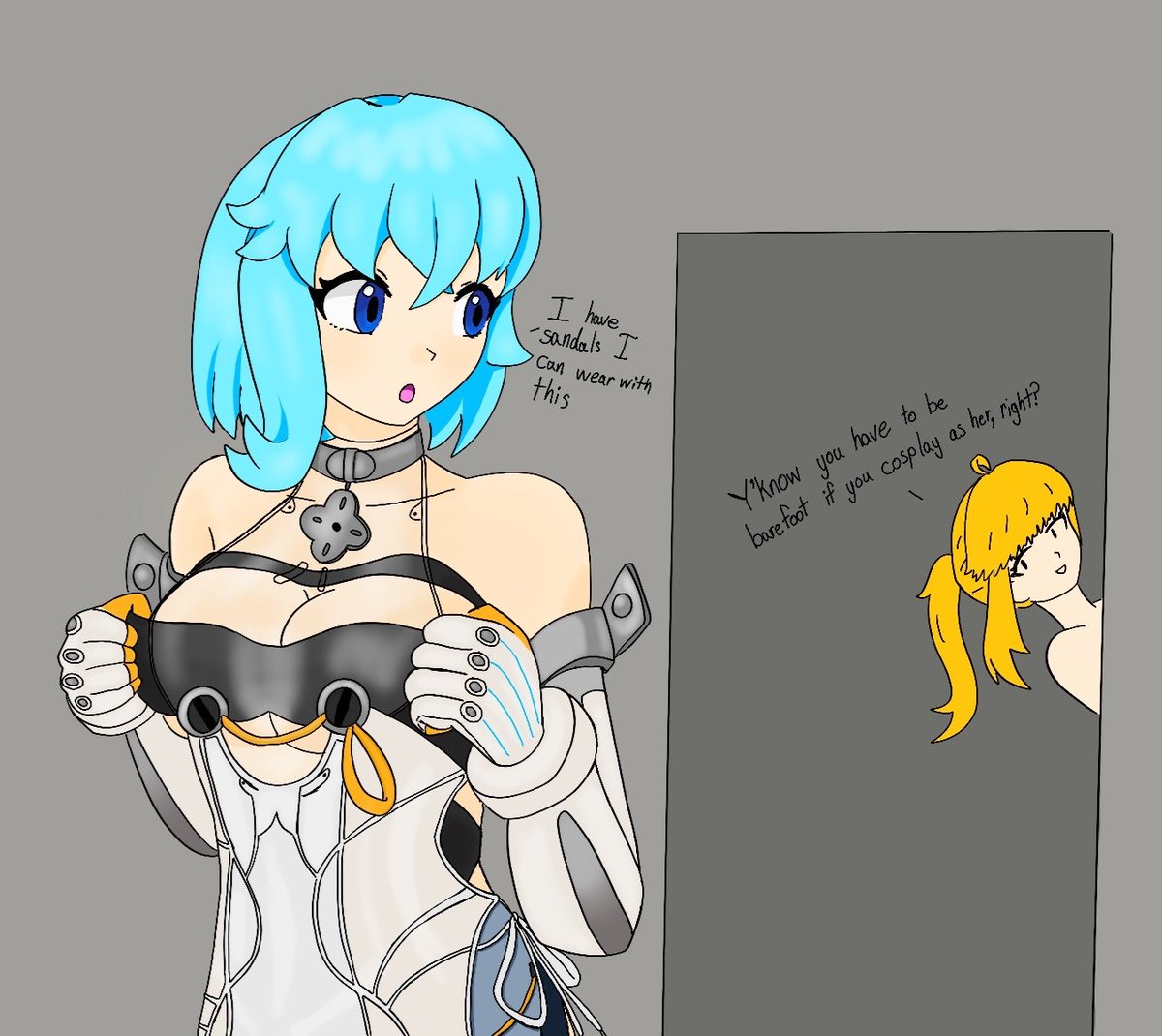 DaiZ-chan cosplay prep
#daizchan #digitalart #originalcharacter