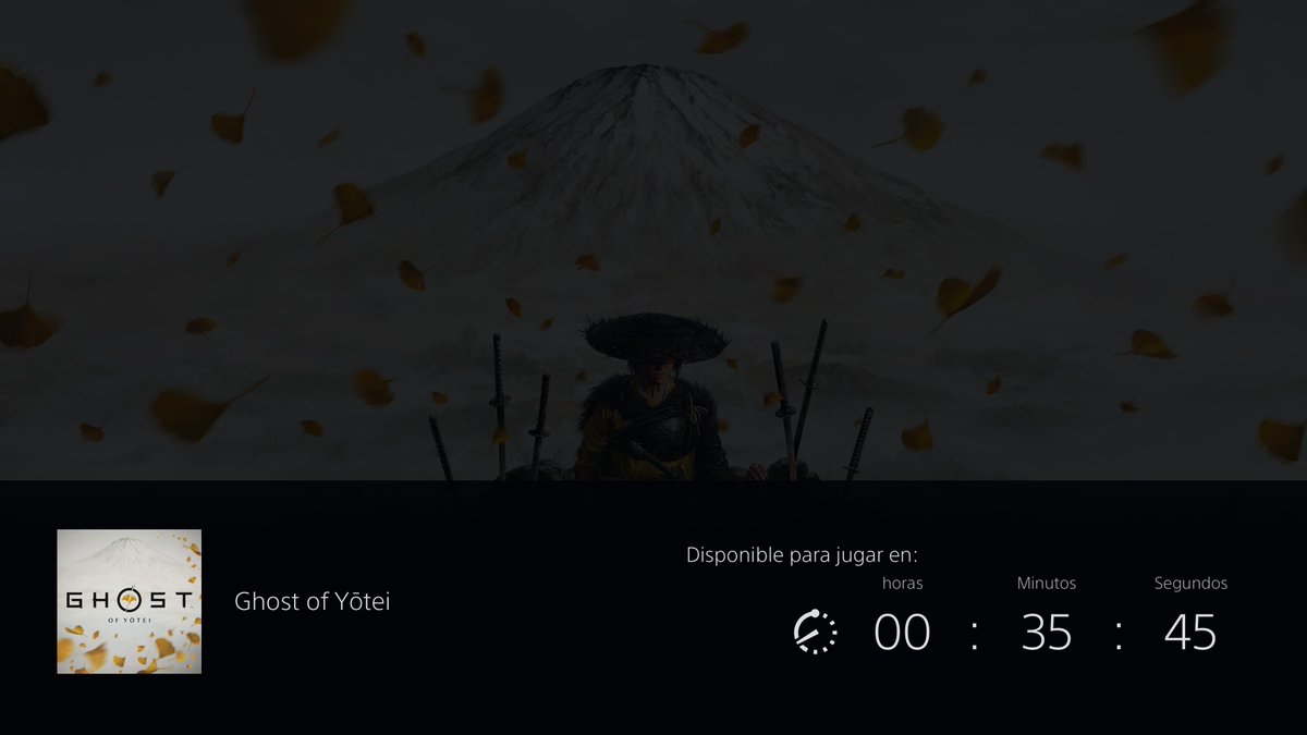 316TheKing's tweet photo. #PS5Share #GhostofYotei A solo minutos para poder jugarlo! Solo espero que sea igual de bueno y hermoso que el primero! <3 https://t.co/EFFy2FEvOr
