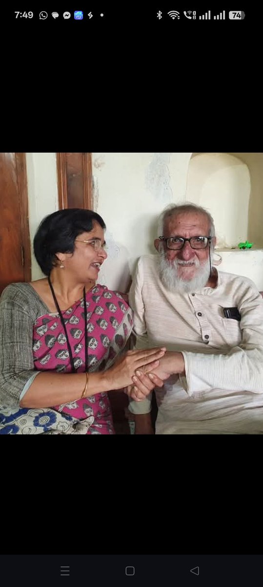 NppScrap's tweet photo. 🙏 With the passing of senior Gandhian freedom fighter Dr. G.G. Parikh, we lose a guiding light. His gentle smile &amp; unwavering stand for justice will remain in our hearts. 💐
#Gandhian #Tribute #Inspiration
#GGParikh #RIP https://t.co/YdggUyAZSs