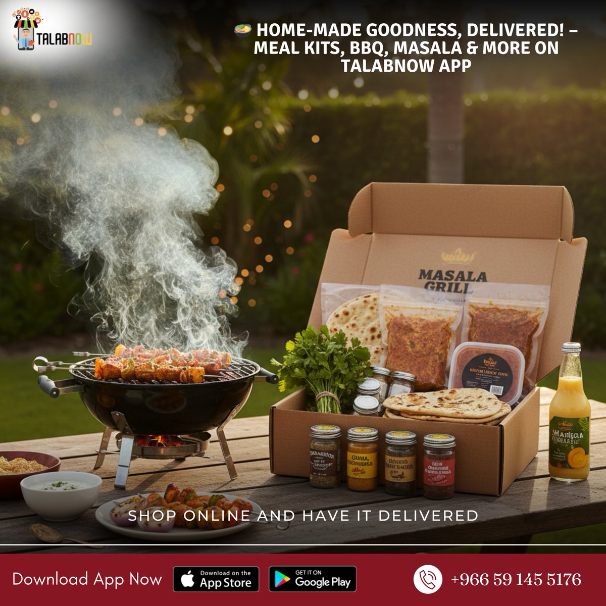 talabnowapp's tweet image. 🔥✨ Homemade goodness, delivered! ✨🔥
Meal Kits, BBQ, Masala &amp;amp; more from TalabNow 🥘🥂
✅ Fresh Ingredients
✅ Authentic Flavors
✅ Quick Delivery

📲 Download now:

Android: play.google.com/store/apps/det…
iOS: apple.co/4j74WQv
#TalabNow #FoodDelivery