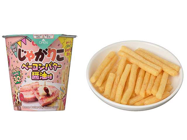 10月7日より全国のセブンイレブンから『カルビー　じゃがりこ　ベーコンバター醤油味』が新発売されます✨

※セブンイレブン公式サイトから引用