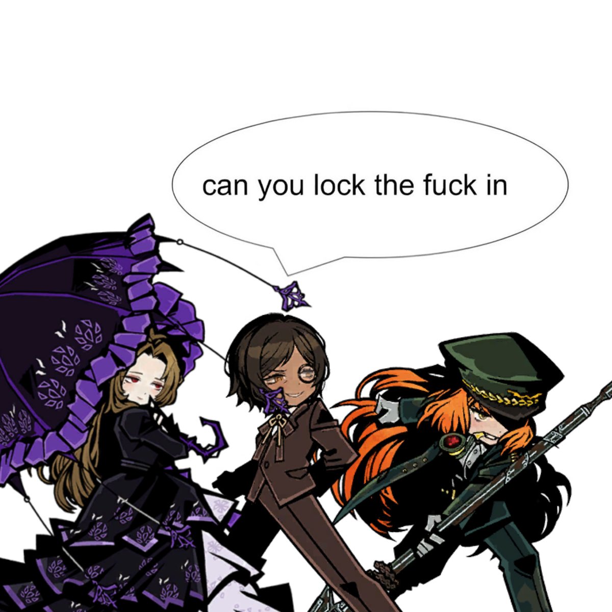 phelly !! ishy, outie + rodya’s butch tweet media