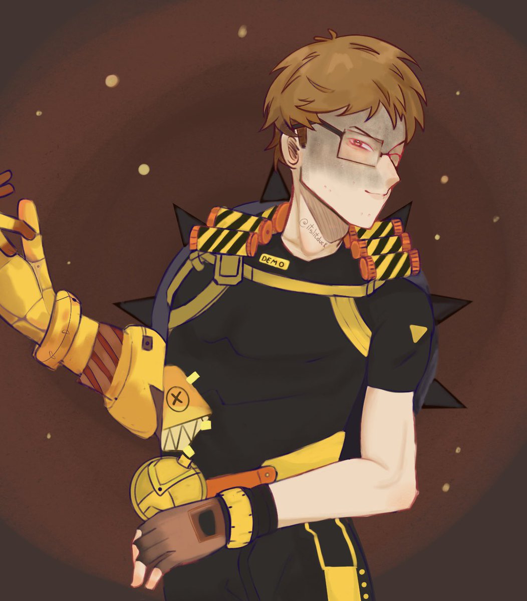 itslitduck's tweet photo. Bill dickey in a junkrat cosplay :3
.
.
. like, comment and repost pls <3
.
.
 #Billdickeyfanart #eltingvilleclub #fanart #digitalart #overwatchfanart #Junkrat https://t.co/w5BDEZbVUP